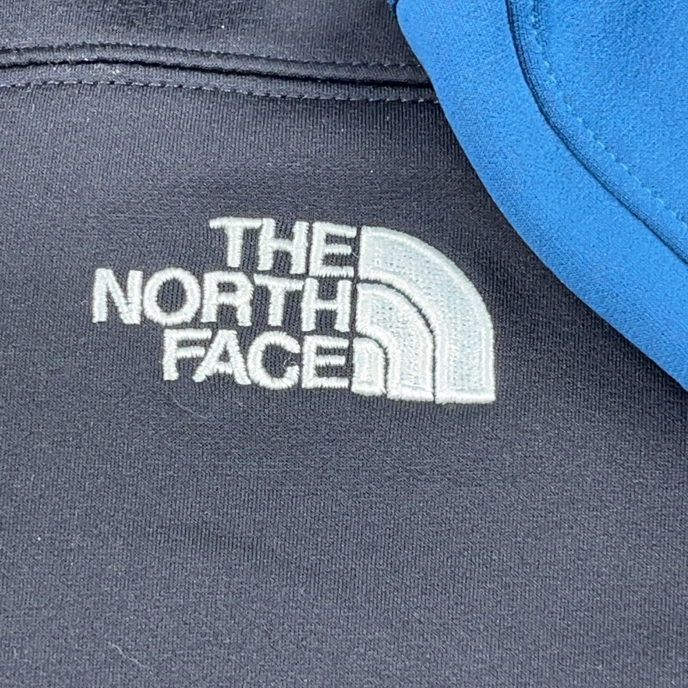 North Face Jacket Men Medium Blue Soft Shell Astro Ridge Color Block Adult - Picture 3 of 11